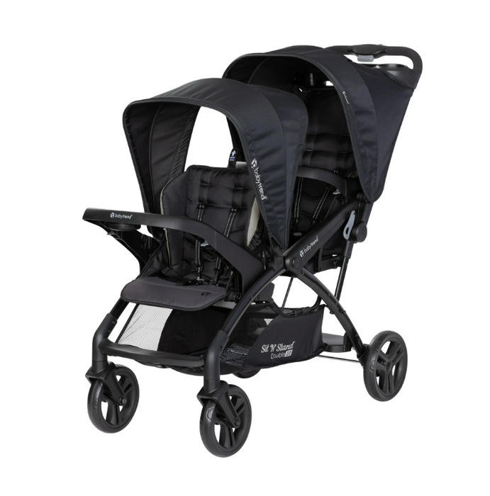 Shop Baby Trend Sit N' Stand Double 2.0 Stroller, Desert Tan, 2025 at GoodBuy Gear