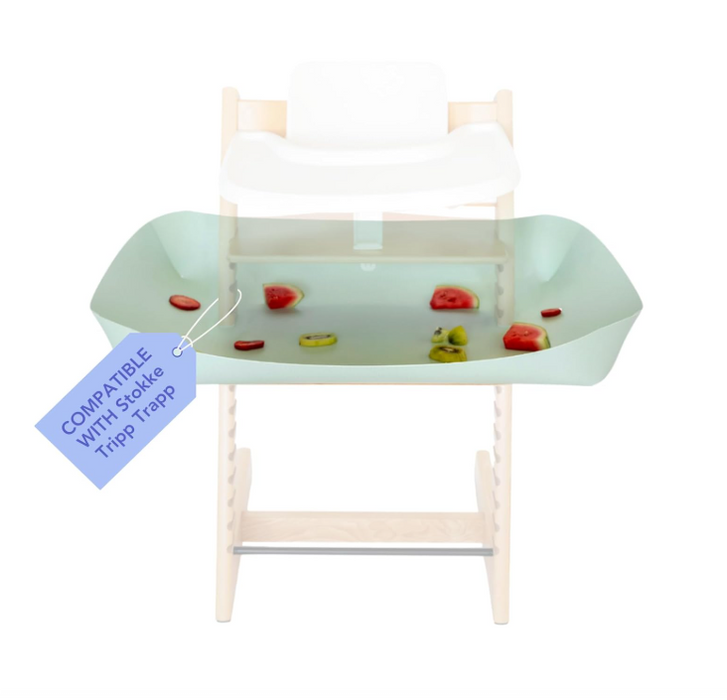 Shop Catchy The Food Catcher For High Chairs, Eucalyptus, For Tripp Trapp at GoodBuy Gear