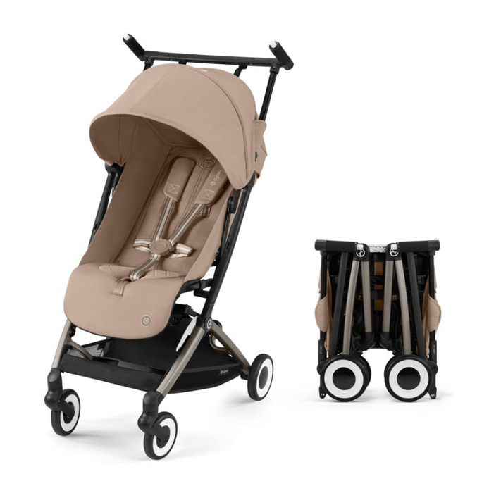 Shop Cybex Libelle 2 Compact Stroller, 2024, Almond Beige at GoodBuy Gear