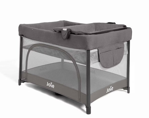 Shop Joie Sesame LX One-Hand Fold Playard with Bassinet & Folding Changer, Thunder at GoodBuy Gear