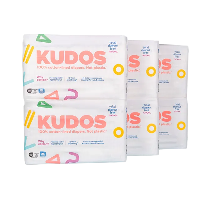 Shop Kudos Diapers, White, Size 4, 156 at GoodBuy Gear