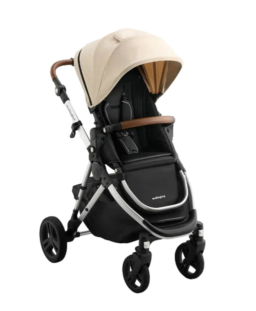 Shop Mockingbird Single 3.0 Stroller, 2025, Silver with Penny Leather, Oat at GoodBuy Gear
