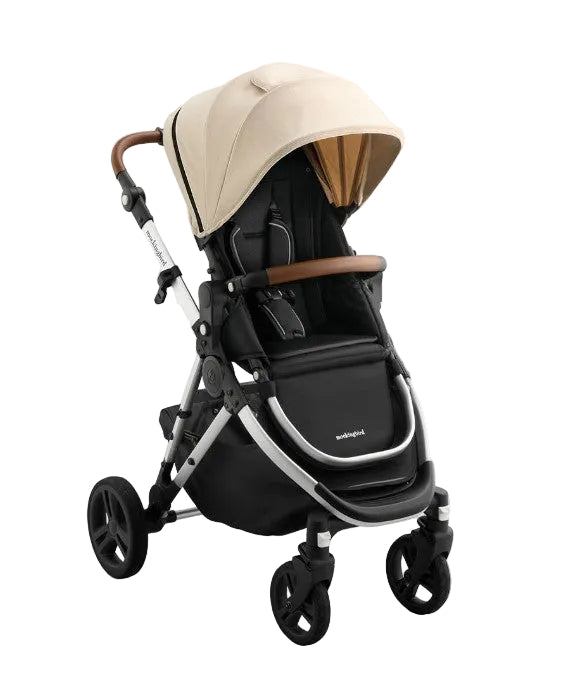 Shop Mockingbird Single 3.0 Stroller, 2025, Silver with Penny Leather, Oat at GoodBuy Gear