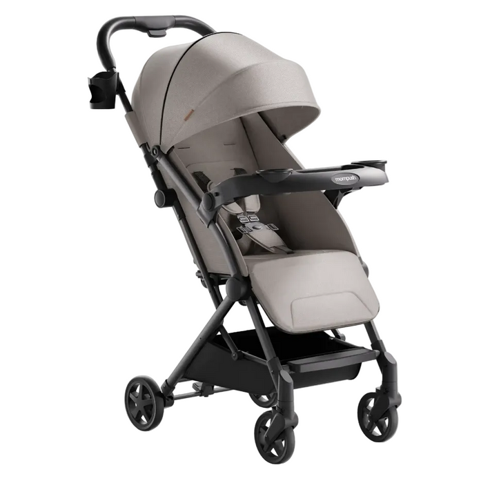 Shop Mompush Lithe V2 Stroller, Khaki, 2025 at GoodBuy Gear