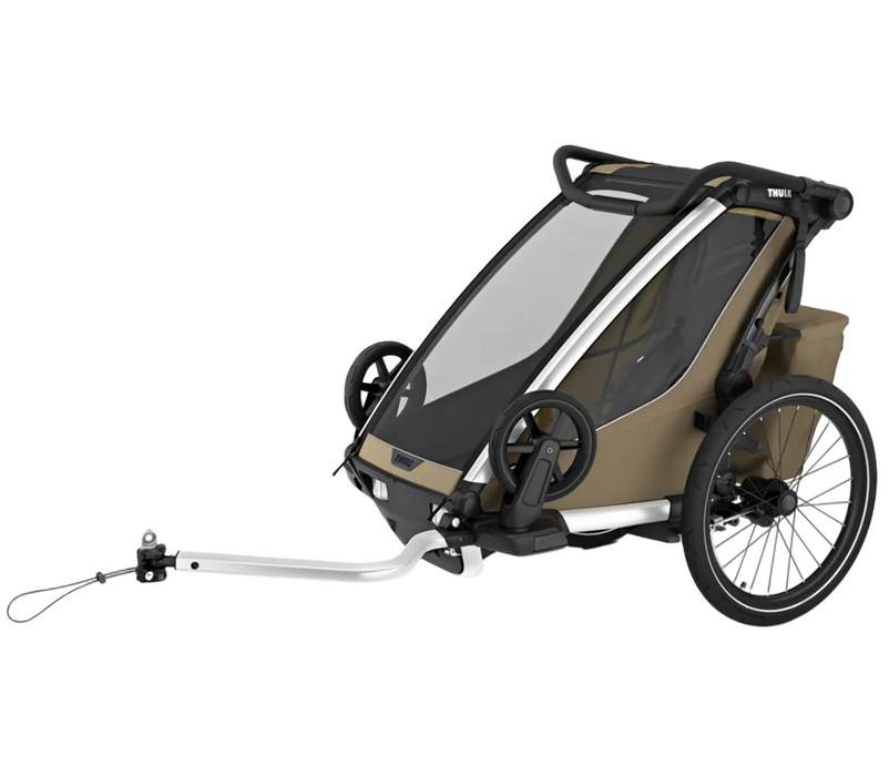 Shop Thule Chariot Cross Bike Trailer Stroller 1 Seat, 2024, Faded Khaki at GoodBuy Gear