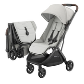 Shop UPPAbaby MINU V3 Stroller, 2024, Savannah (Pearl Gray Jacquard) at GoodBuy Gear