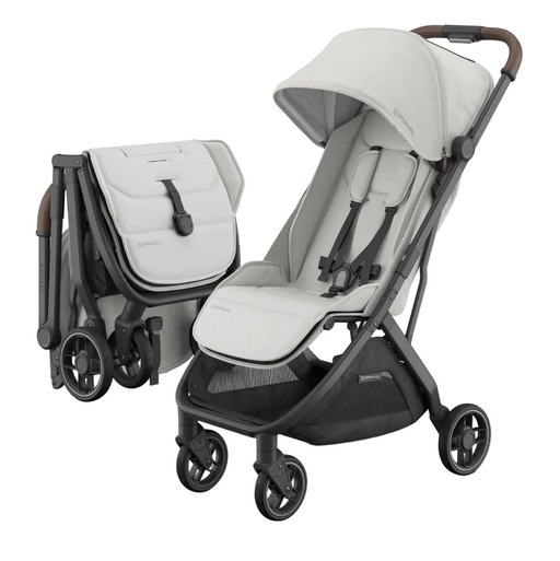 Shop UPPAbaby MINU V3 Stroller, 2024, Savannah (Pearl Gray Jacquard) at GoodBuy Gear
