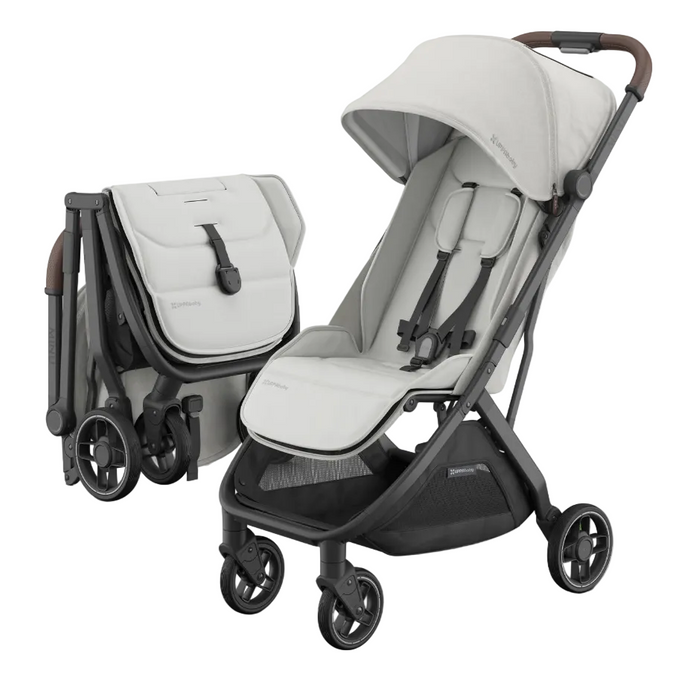 Shop UPPAbaby MINU V3 Stroller, 2024, Savannah (Pearl Gray Jacquard) at GoodBuy Gear