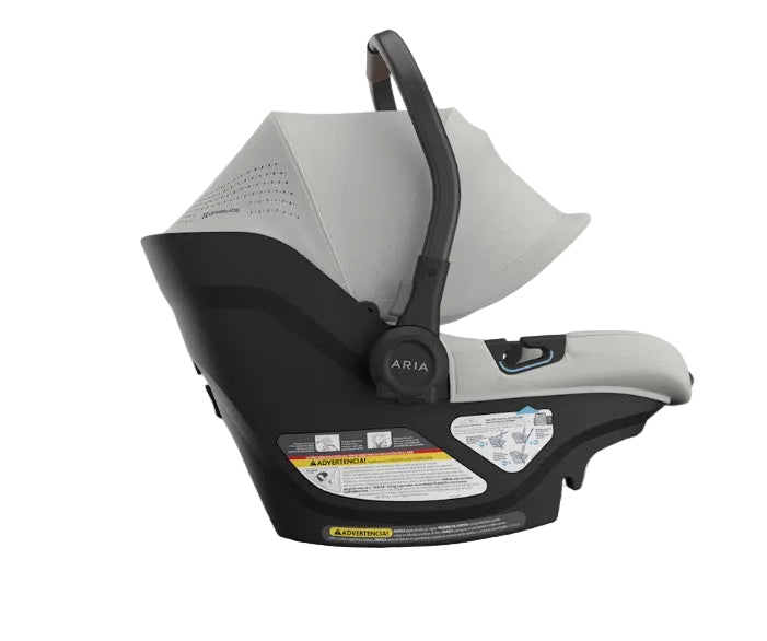 Shop UPPAbaby Aria V2 Infant Car Seat, 2025, Savannah (Pearl Gray Mélange/Chestnut Leather) at GoodBuy Gear