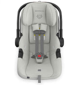 Shop UPPAbaby Aria V2 Infant Car Seat, 2025, Savannah (Pearl Gray Mélange/Chestnut Leather) at GoodBuy Gear