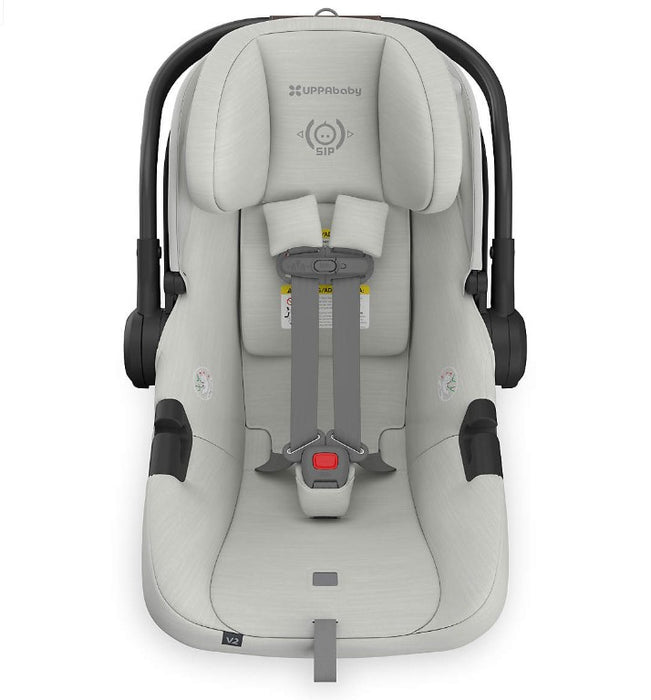 Shop UPPAbaby Aria V2 Infant Car Seat, 2025, Savannah (Pearl Gray Mélange/Chestnut Leather) at GoodBuy Gear