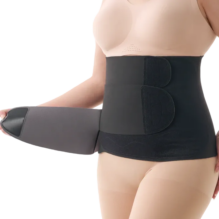 Shop Momcozy Ergowrap Postpartum Belly Wrap, Black, Standard Medium at GoodBuy Gear