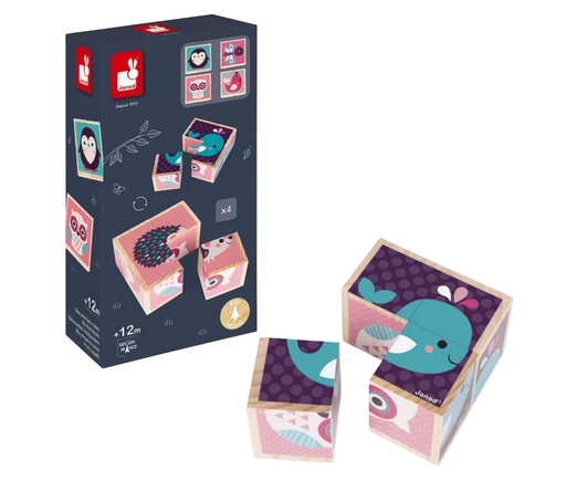 Shop Janod My First 4 Blocks, Baby Animals at GoodBuy Gear