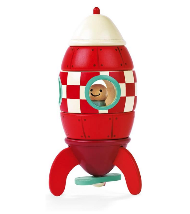 Shop Janod Small Wood Magnetic Rocket Kit at GoodBuy Gear