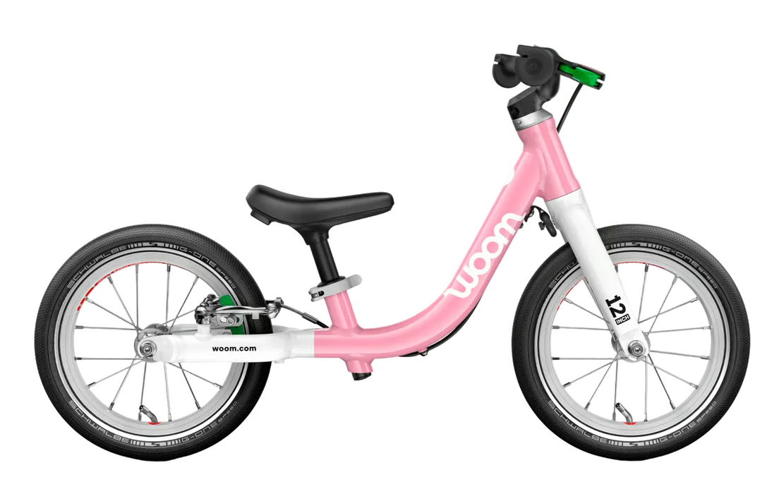 Shop Woom GO 1 Balance Bike, Powder Pink at GoodBuy Gear