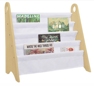 Shop Wildkin Sling Bookshelf for Kids, Natural/White at GoodBuy Gear