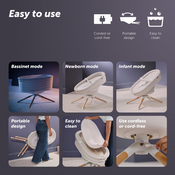 Shop Elvie Rise All-in-One Smart Bouncer & Bassinet at GoodBuy Gear