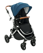 Shop Mockingbird Single 2.0 Stroller, 2025, Sea, Silver With Penny Leather, Windowpane at GoodBuy Gear