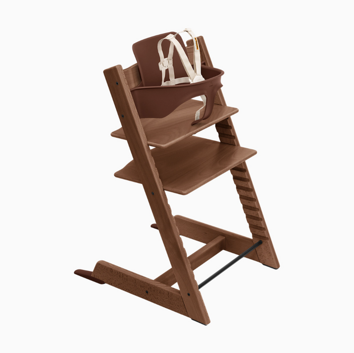 Shop Stokke Tripp Trapp High Chair With Baby Set, 2, Beech Warm Brown at GoodBuy Gear