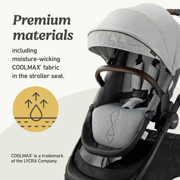 Shop Graco Premier Modes Merge Stroller, 2025, Midtown at GoodBuy Gear