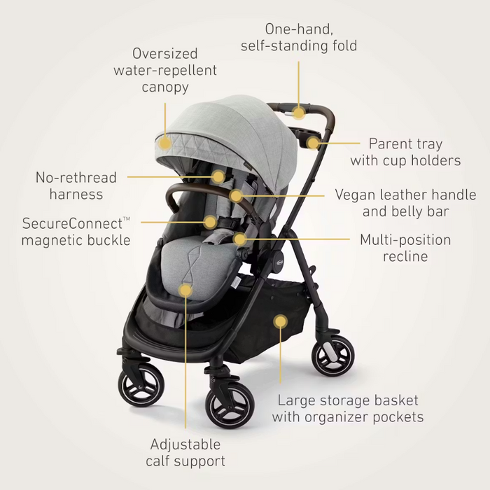 Shop Graco Premier Modes Merge Stroller, 2025, Midtown at GoodBuy Gear