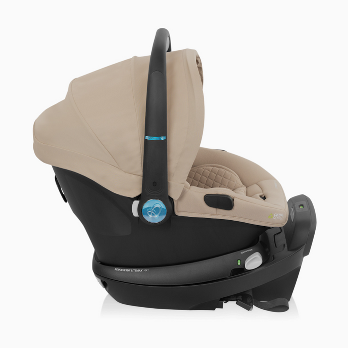Shop Evenflo Revolve180 LiteMax NXT Rotational Infant Car Seat with SensorySoothe, Topaz, 2026 at GoodBuy Gear