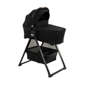 Shop Nuna SWIV & TRIV Series Bassinet + Stand, Caviar at GoodBuy Gear