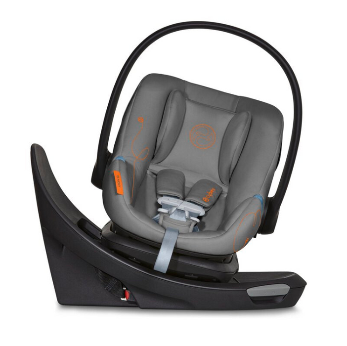 Shop Cybex Aton G Swivel SensorSafe Rotating Infant Car Seat, 2024, Lava Grey at GoodBuy Gear