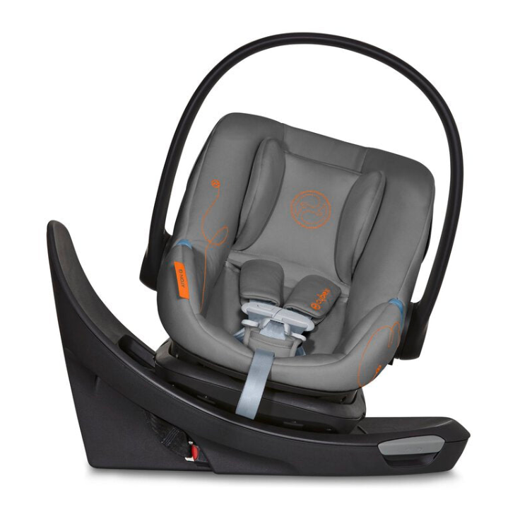 cybex car seat rotating base Cybex Aton G Swivel SensorSafe Rotating Infant Car Seat, 2024, Lava Grey