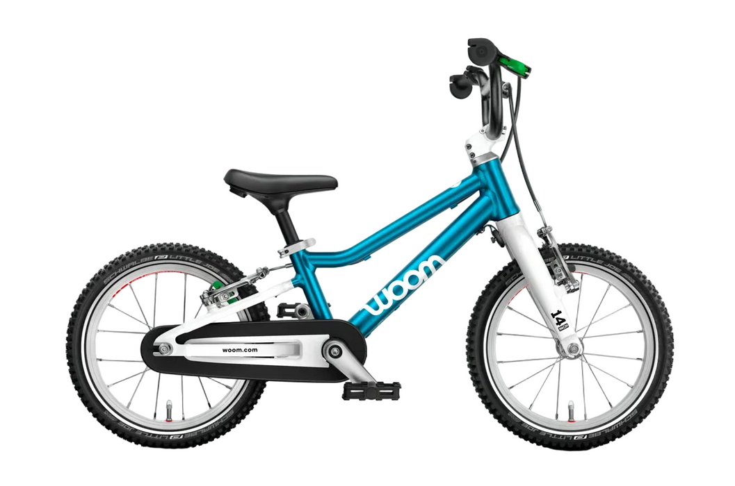 Shop Woom GO 2 Bike- 14”, Metallic Blue at GoodBuy Gear
