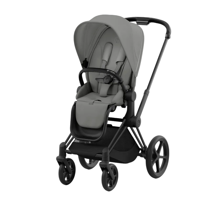 Cybex PRIAM Stroller, 2024, Matte Black, Mirage Grey
