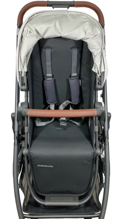UPPAbaby CRUZ V2 Stroller, Anthony(White and Grey Chenille), 2024