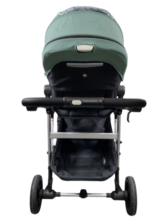 Shop Mockingbird Single to Double 2.0 Stroller, Sage, Windowpane, Silver With Black Leather, 2025 at GoodBuy Gear