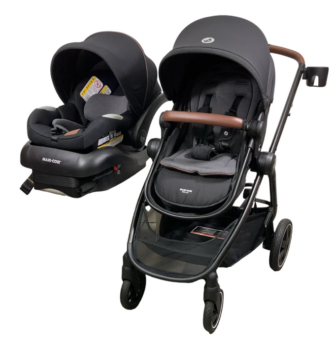 Shop Maxi-Cosi Zelia2 Luxe Travel System, 2024, New Hope Black at GoodBuy Gear