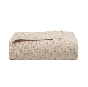 Shop Crane Baby Diamond Stitch Bedspread, Dune, Full/Queen at GoodBuy Gear