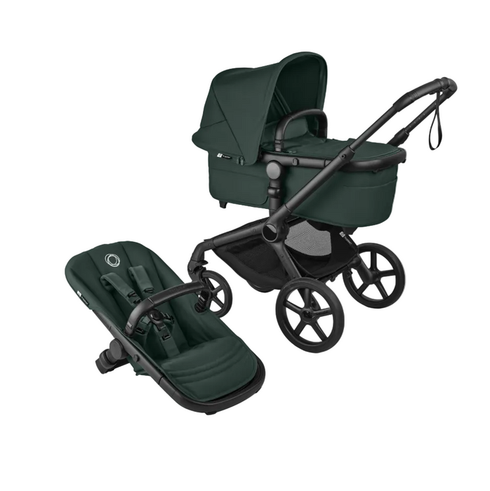 Shop Bugaboo Fox 5 Renew 2-in-1 Stroller, 2026, Black Frame, Fern green at GoodBuy Gear