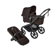 Shop Bugaboo Fox 5 Renew 2-in-1 Stroller, 2026, Black Frame, Cocoa Brown at GoodBuy Gear
