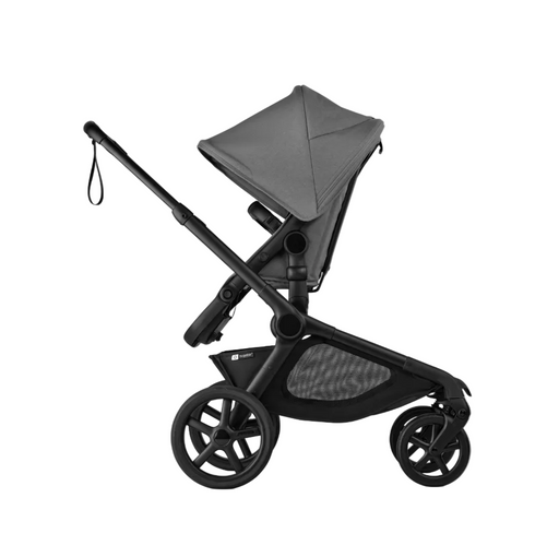 Shop Bugaboo Kangaroo Single To Double Stroller, 2026, Black, Moon Grey, Moon Grey at GoodBuy Gear