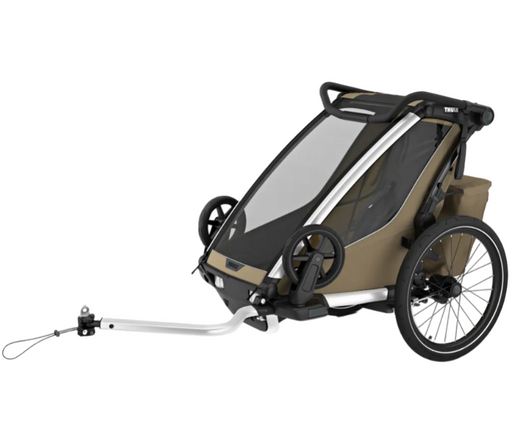 Shop Thule Chariot Cross Bike Trailer Stroller 1 Seat, 2024, Faded Khaki at GoodBuy Gear
