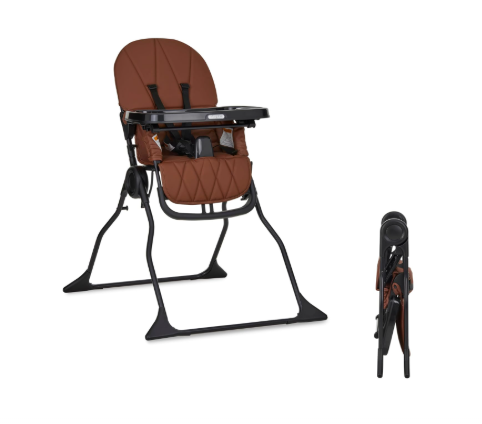 Shop Dream On Me Snack and Stow Highchair, Cognac at GoodBuy Gear