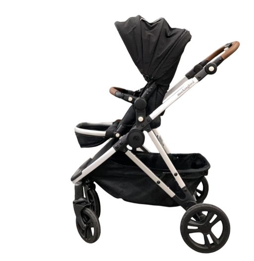 Shop Mockingbird Single 2.0 Stroller, 2025, Black, Silver With Penny Leather, Watercolor Drops at GoodBuy Gear