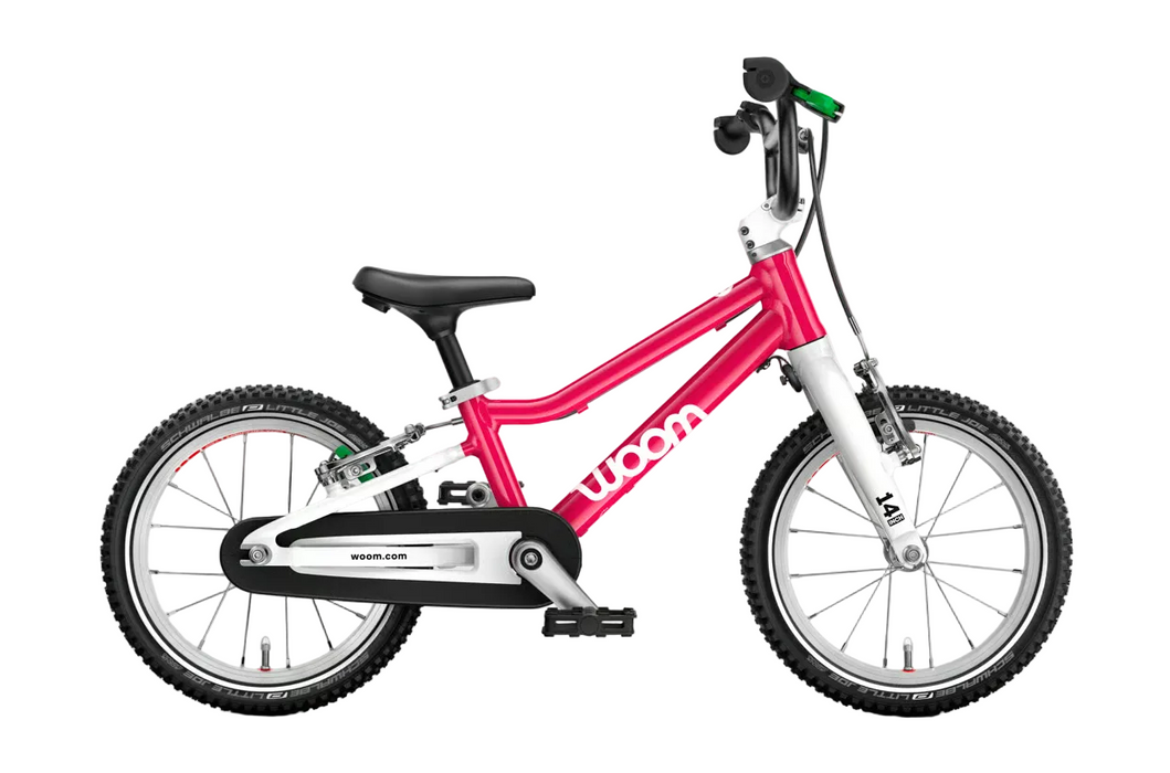 Shop Woom GO 2 Bike- 14”, Hot Pink at GoodBuy Gear