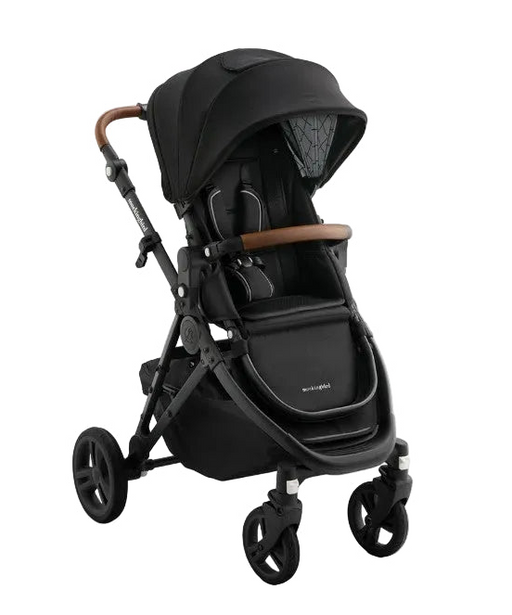 Shop Mockingbird Single 3.0 Stroller, 2025, Black Windowpane, Charcoal with Penny Leather at GoodBuy Gear