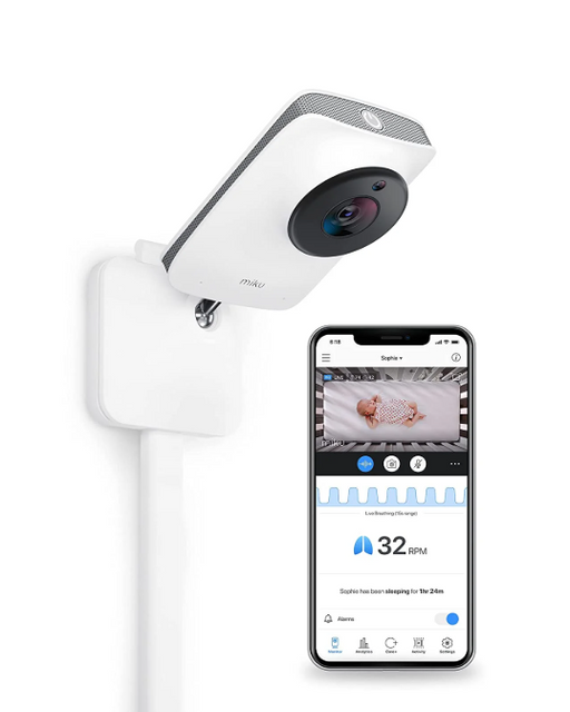 Shop Miku Pro Smart Baby Monitor with Wall Mount at GoodBuy Gear