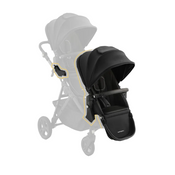 Shop Mockingbird 2nd Seat Kit 3.0, Charcoal with Black Leather, Solid Black at GoodBuy Gear