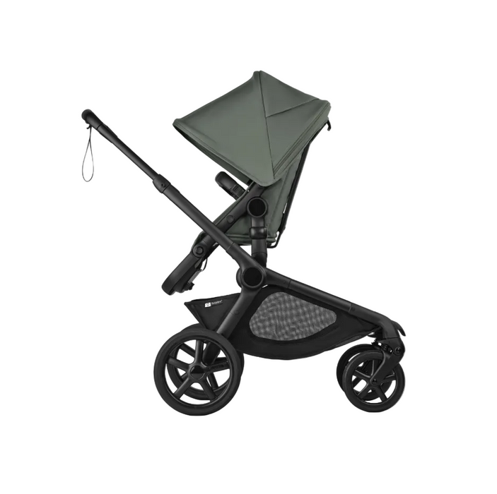 Shop Bugaboo Kangaroo Single To Double Stroller, 2026, Black, Forest Green, Forest Green at GoodBuy Gear