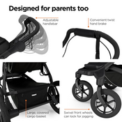 Shop Thule Urban Glide 4-Wheel Stroller, 2023, Click In Buckle, Mid Blue at GoodBuy Gear