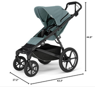 Shop Thule Urban Glide 4-Wheel Stroller, 2023, Click In Buckle, Mid Blue at GoodBuy Gear