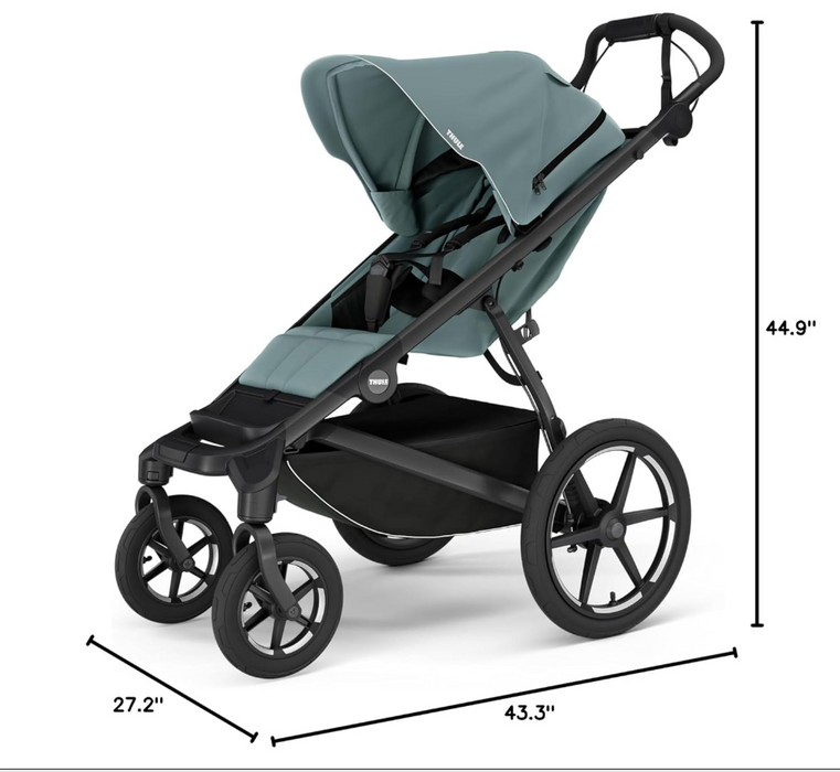 Shop Thule Urban Glide 4-Wheel Stroller, 2023, Click In Buckle, Mid Blue at GoodBuy Gear