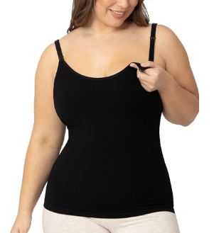 Shop Kindred Bravely Sublime Bamboo Maternity & Nursing Cami, Black, XL at GoodBuy Gear